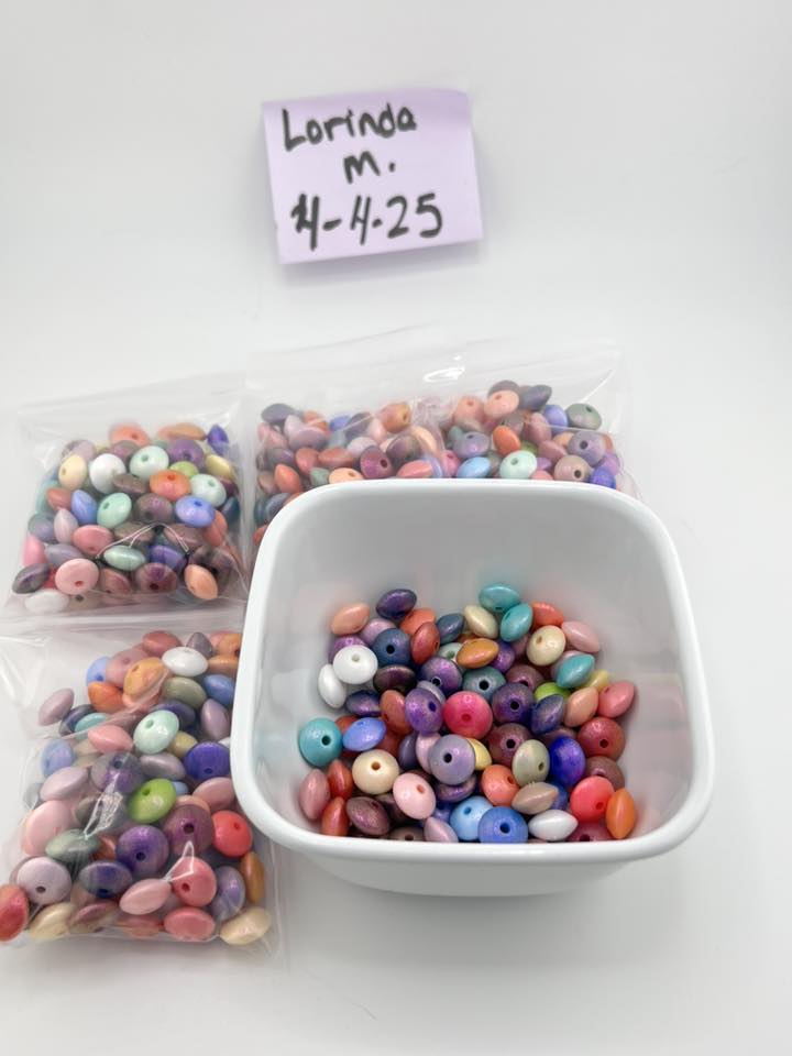 12mm Opal Silicone Lentils 100 SCOOP