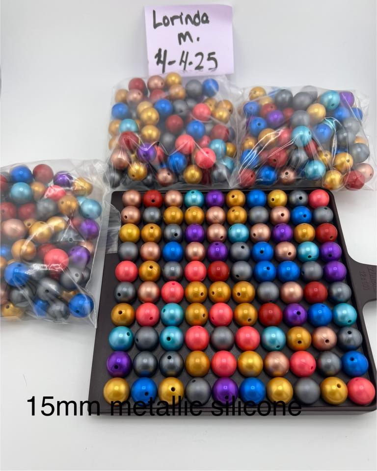 15mm Metallic Silicone 100 SCOOP
