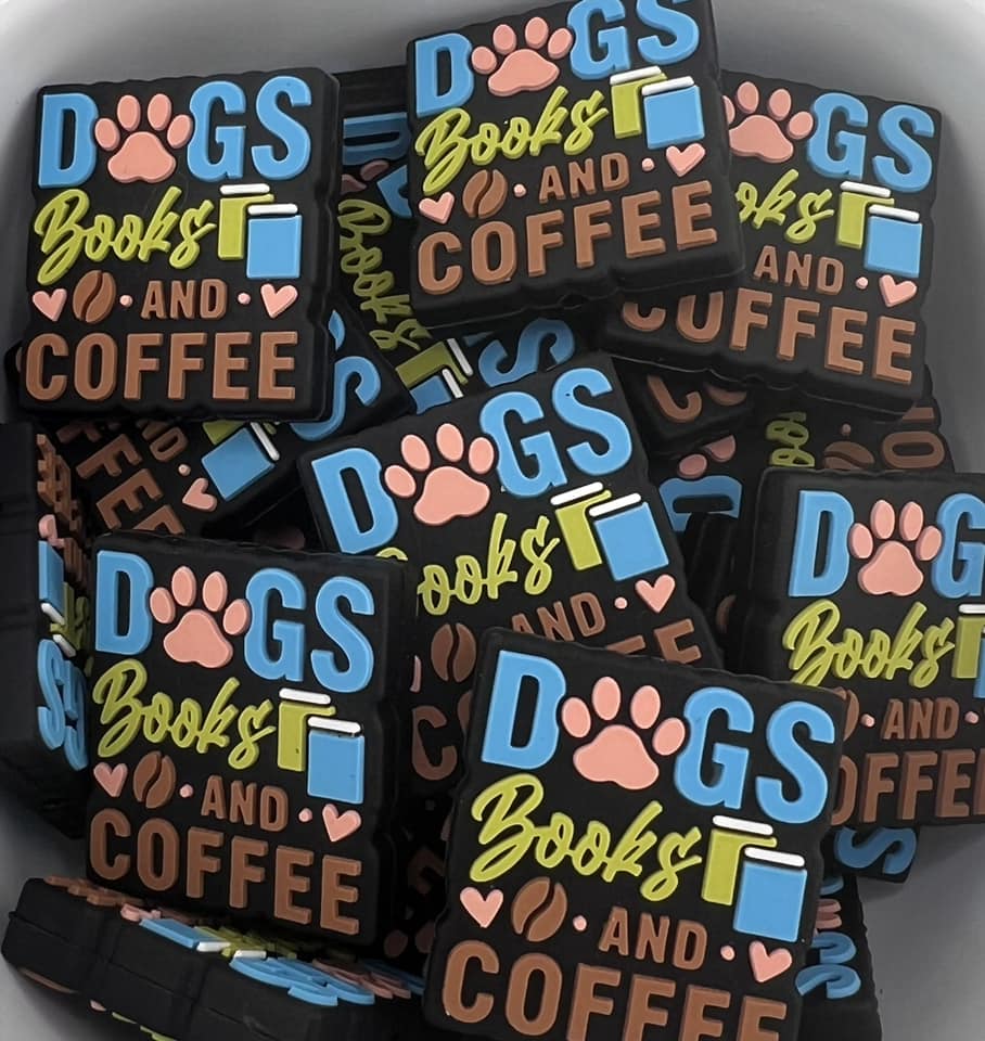 Dogs Books and Coffee Focal