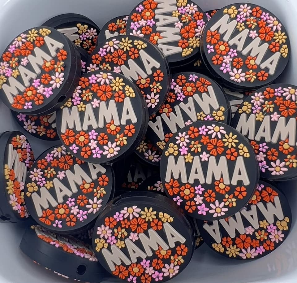 Retro Floral Mama Focal in 2 colors