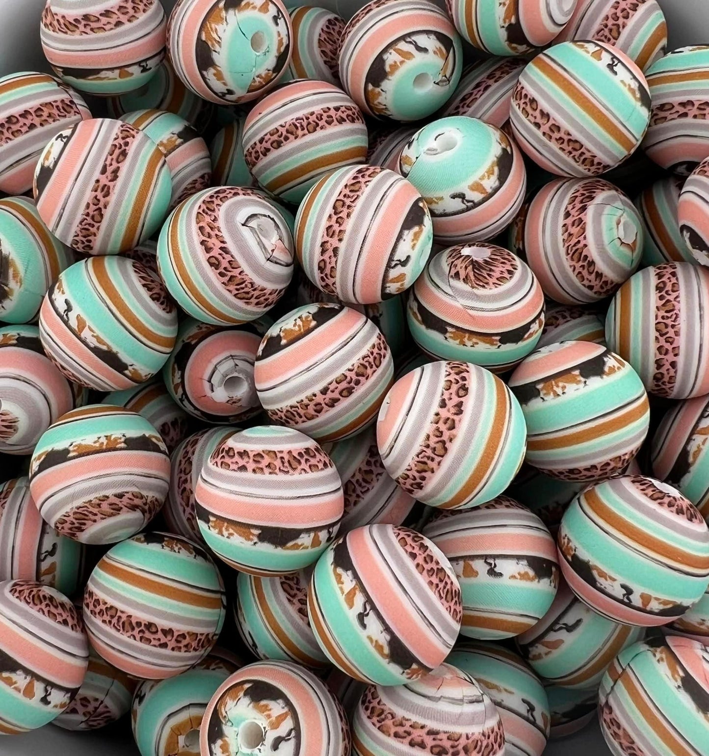 Pack of 100 15MM Western Serape beads