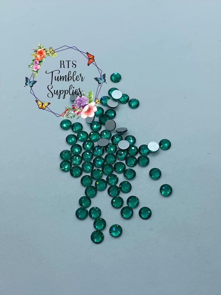 BLUE ZIRCON GLASS RHINESTONES