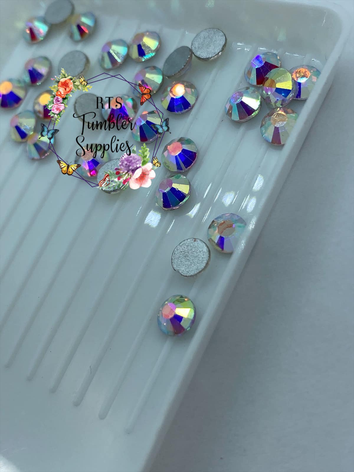 CRYSTAL AB GLASS RHINESTONES