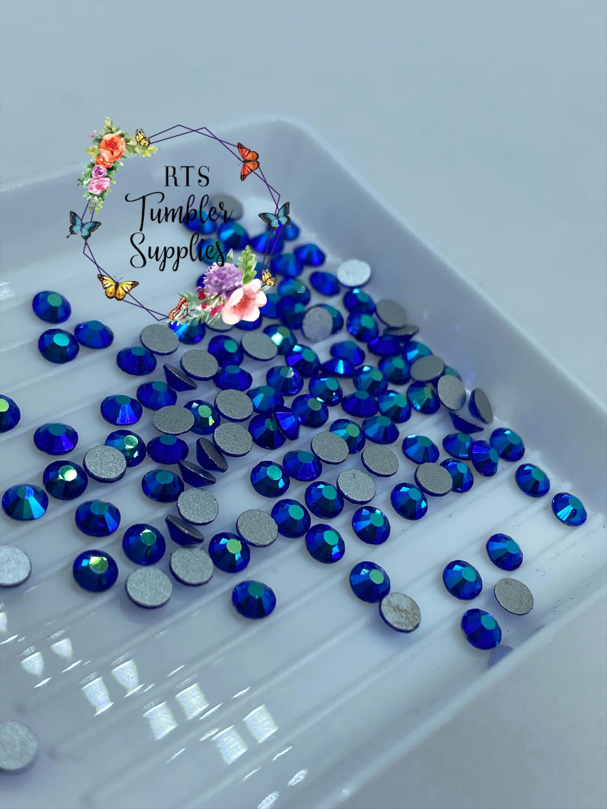 SAPPHIRE AB GLASS RHINESTONES