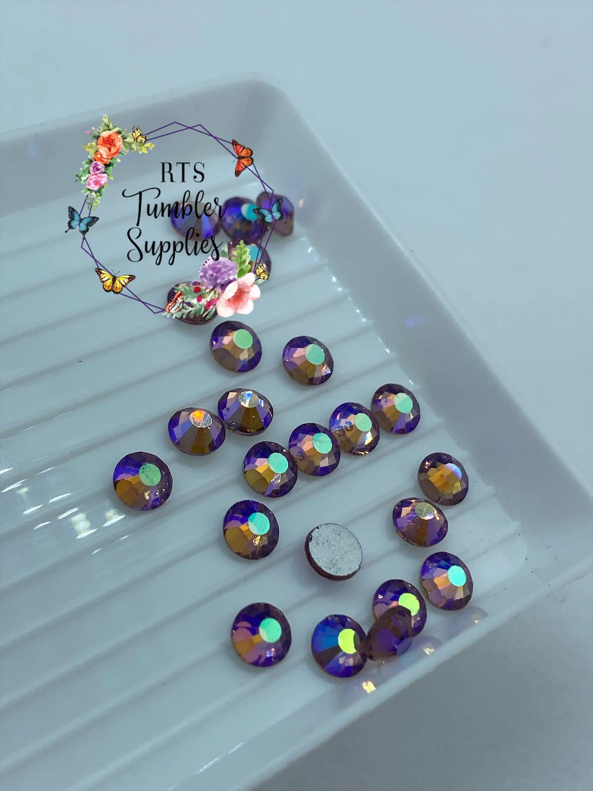LIGHT AMETHYST AB GLASS RHINESTONES