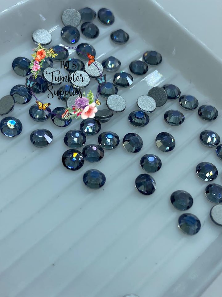 GHOST PURPLE GLASS RHINESTONES