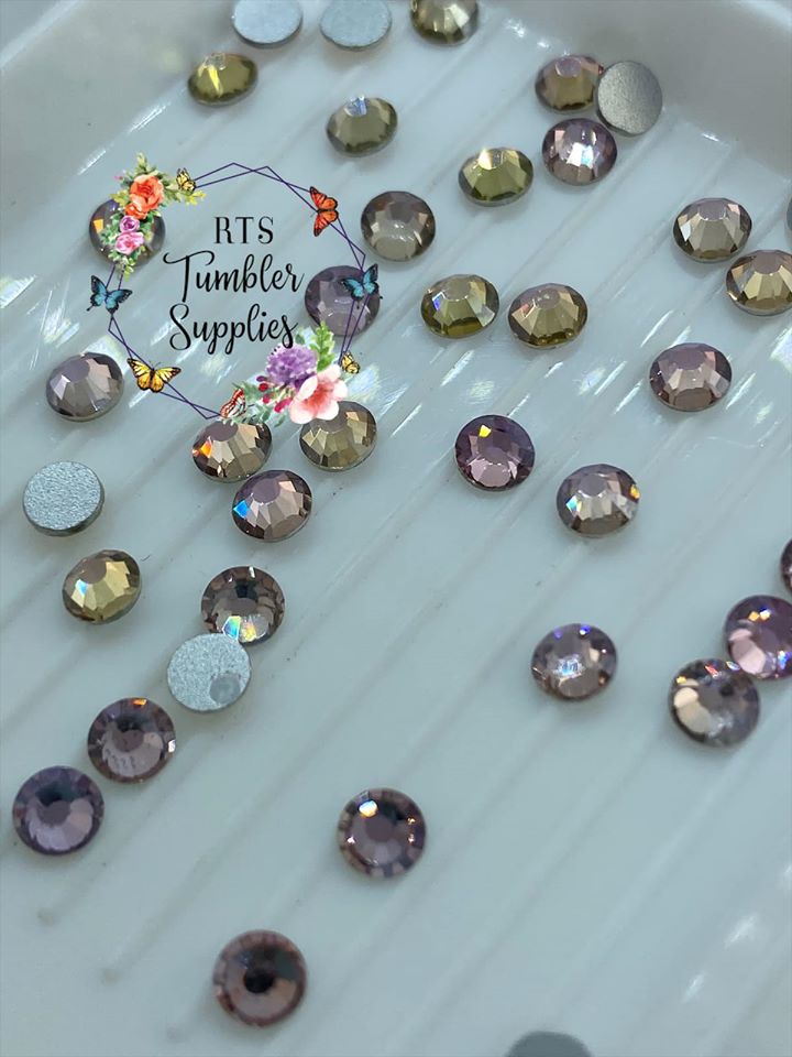 SILK LIGHT GLASS RHINESTONES