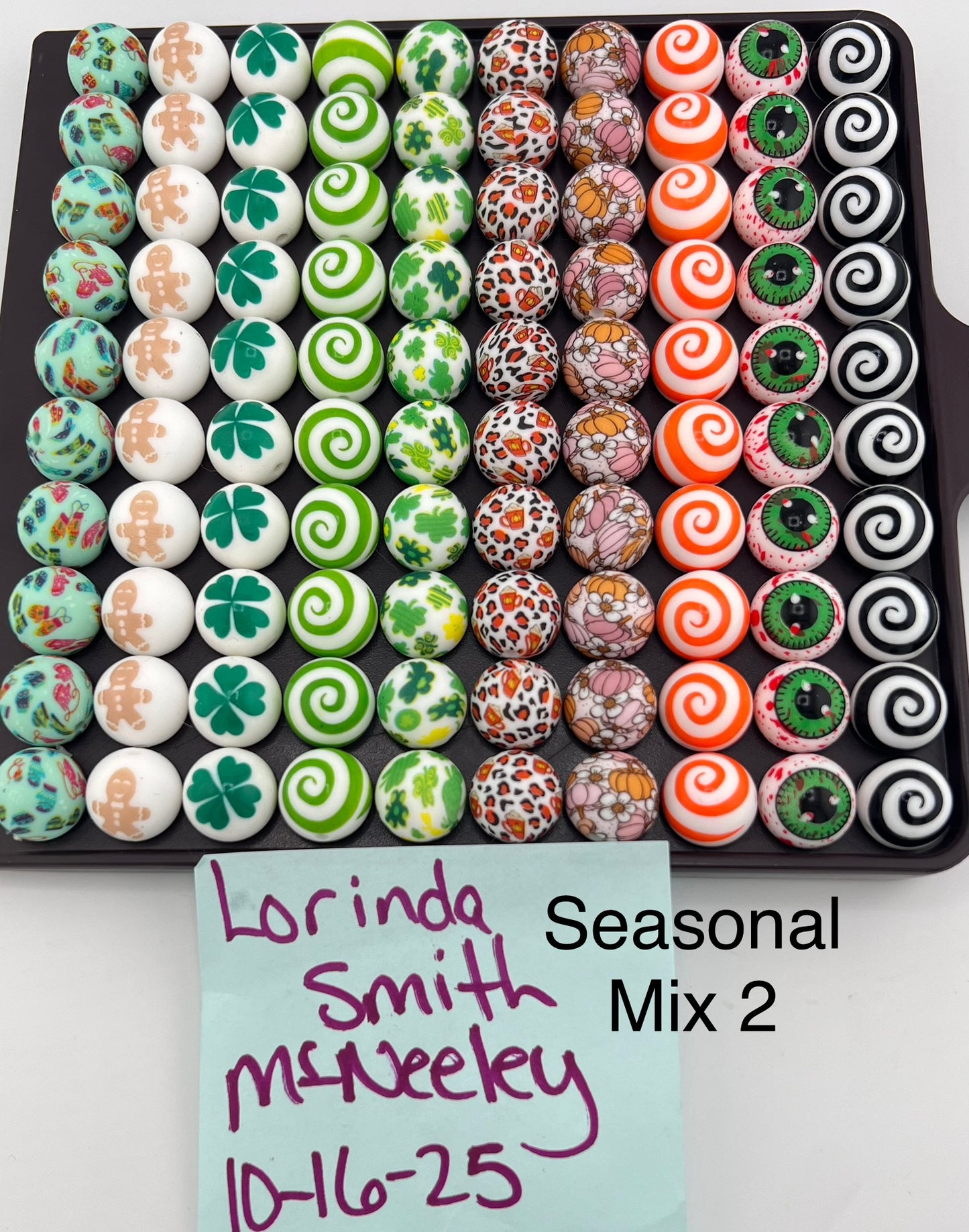 Set of 100 Seasonal 2 Bead set