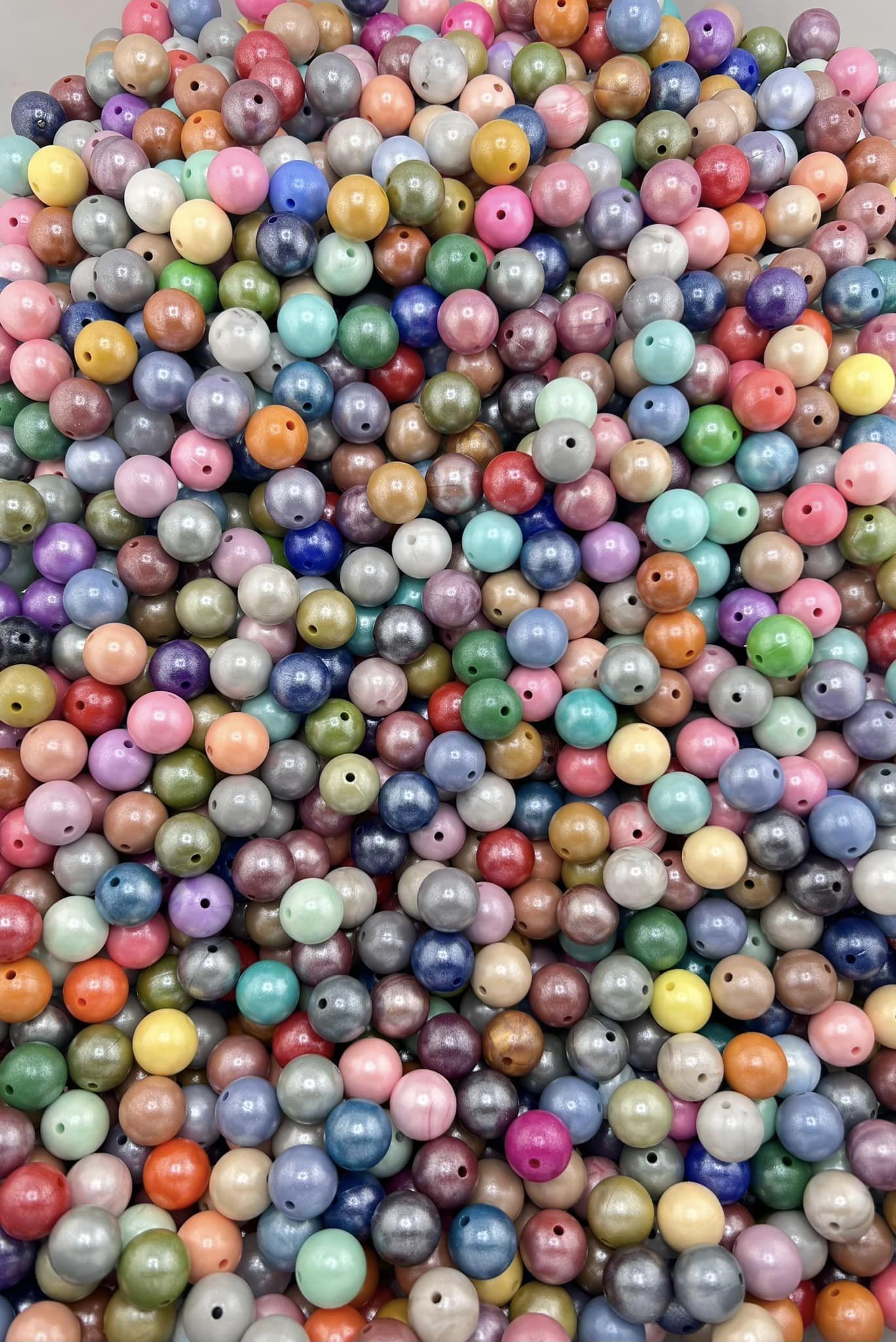 15mm Shimmer Bead Scoops