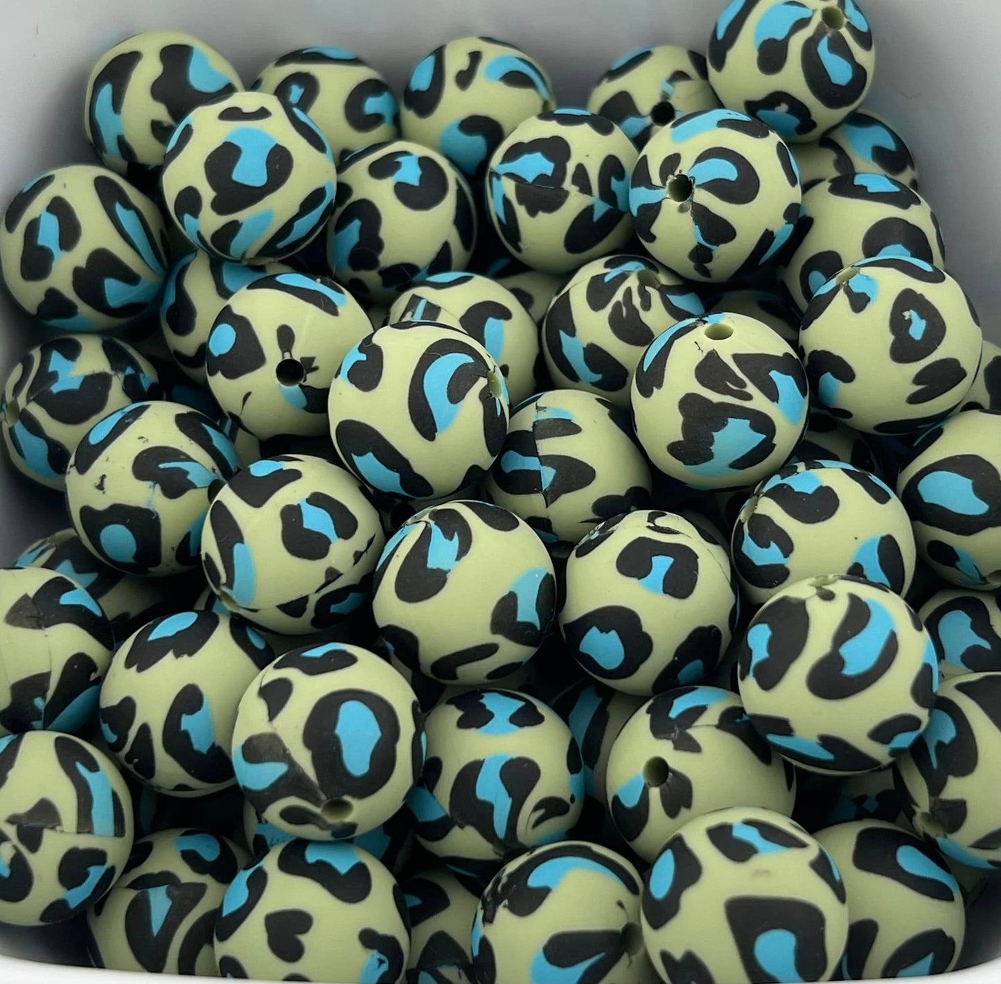 15MM Blue Leopard on Sage