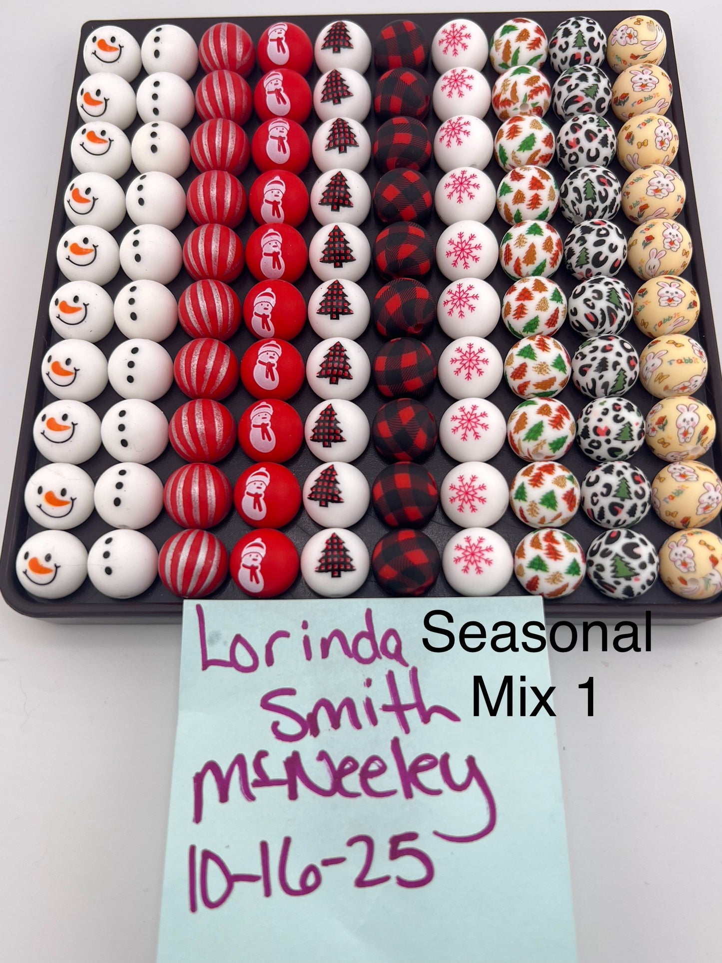 Set of 100 Seasonal 1 Bead set