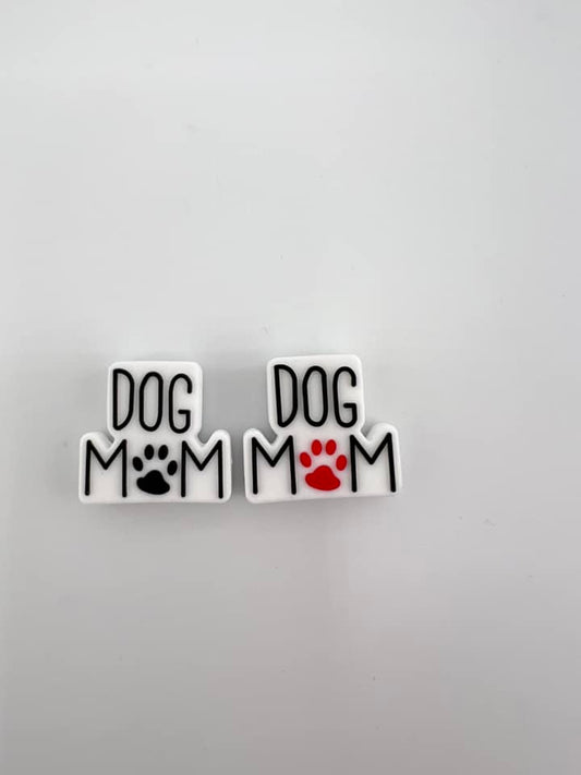 Dog Mom with Paw Focal (2 colors)