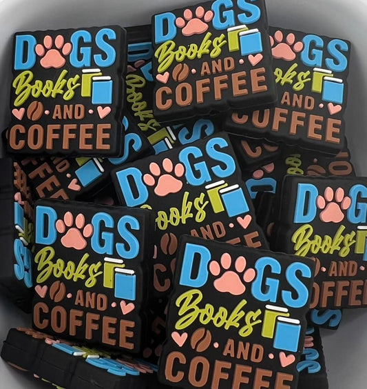 Dogs Books and Coffee Focal
