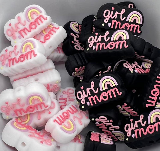 Girl Mom with Rainbow 2 Color Options