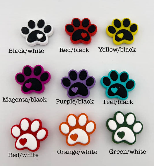 Paw Heart Focals (9 colors options)