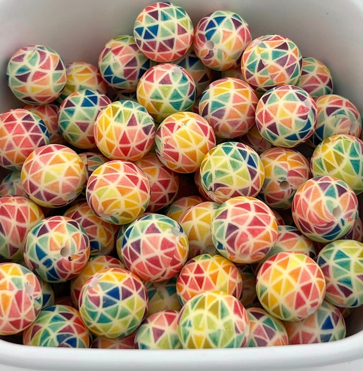 Pack of 30 15MM Mosaic beads