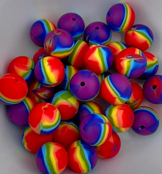 15MM Rainbow Tie Dye