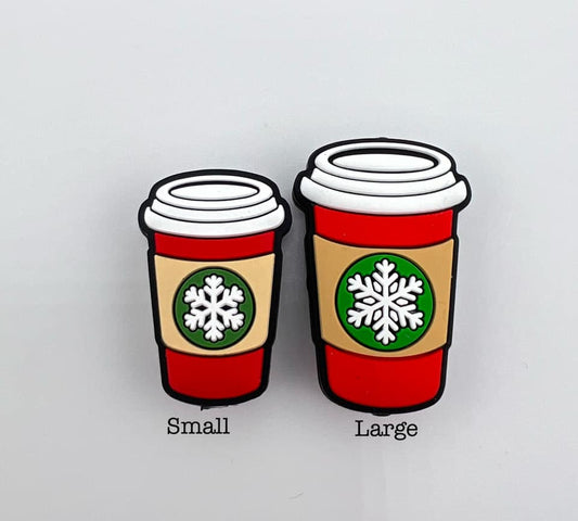 Red To Go cups with snowflakes (2 sizes)