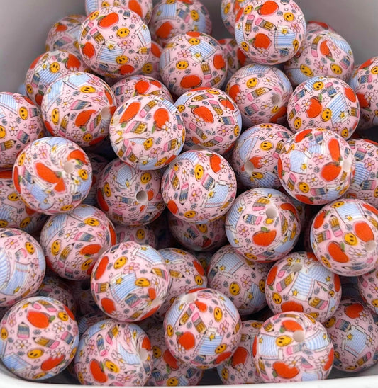 Pack of 50 15MM School Days beads