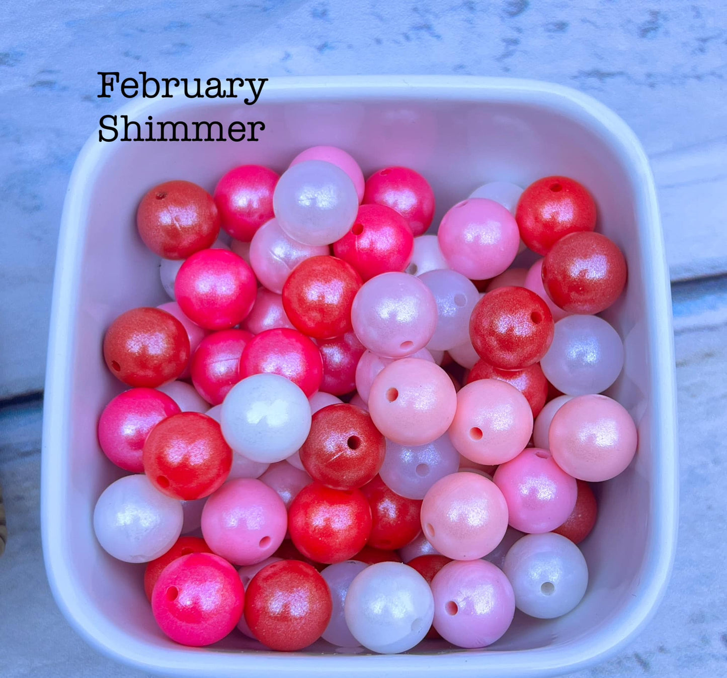 15mm February Shimmer mix