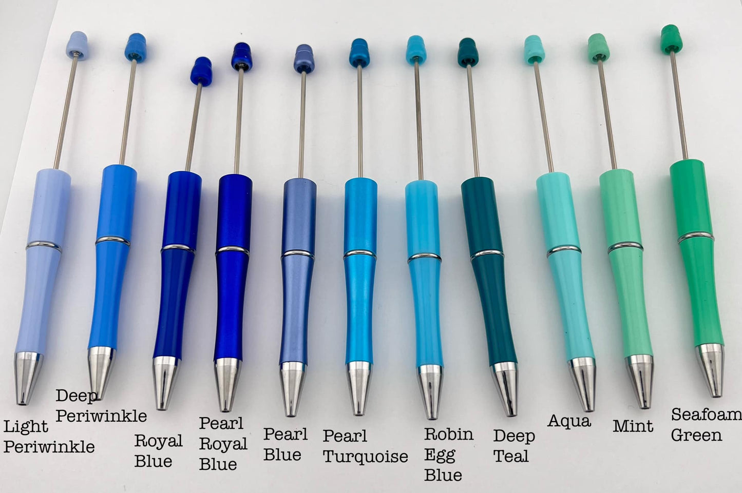 Plastic Beadable Pens (85 Color Variants)