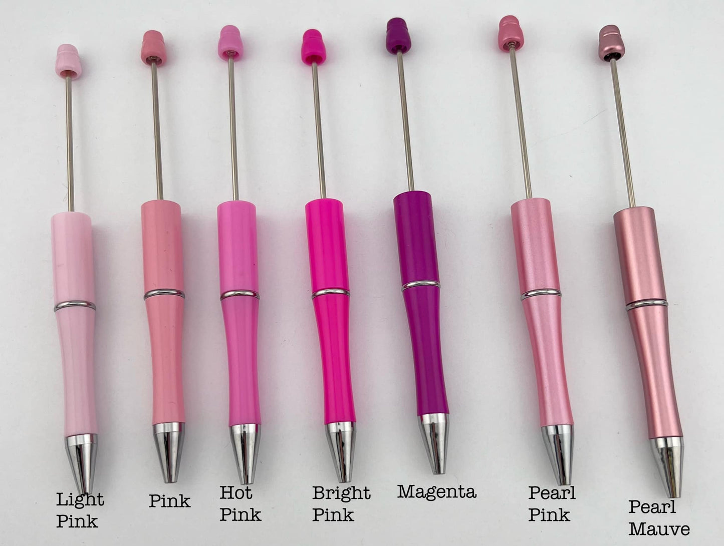 Plastic Beadable Pens (85 Color Variants)