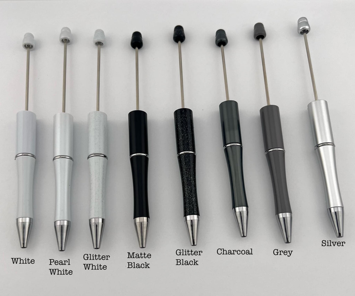 Plastic Beadable Pens (85 Color Variants)