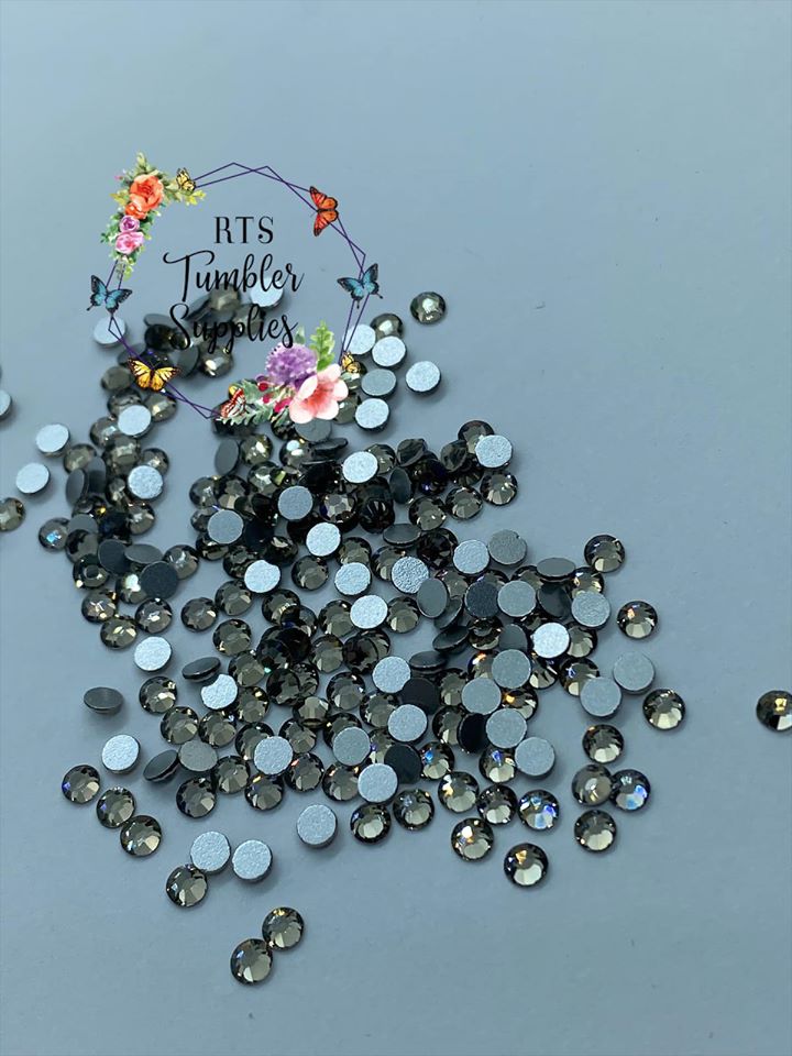 BLACK DIAMOND GLASS RHINESTONES