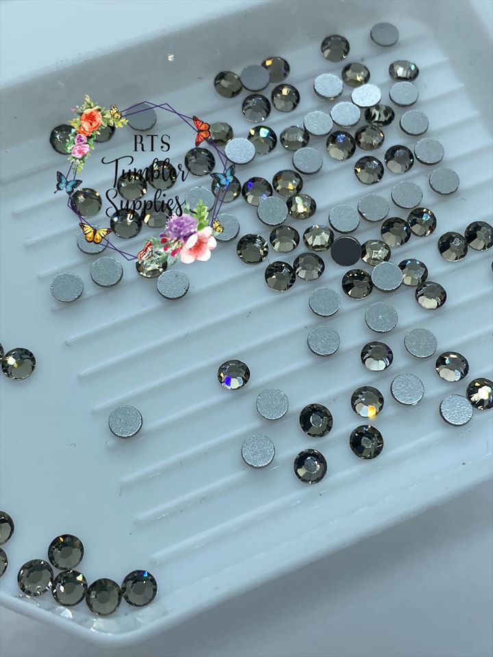 BLACK DIAMOND GLASS RHINESTONES