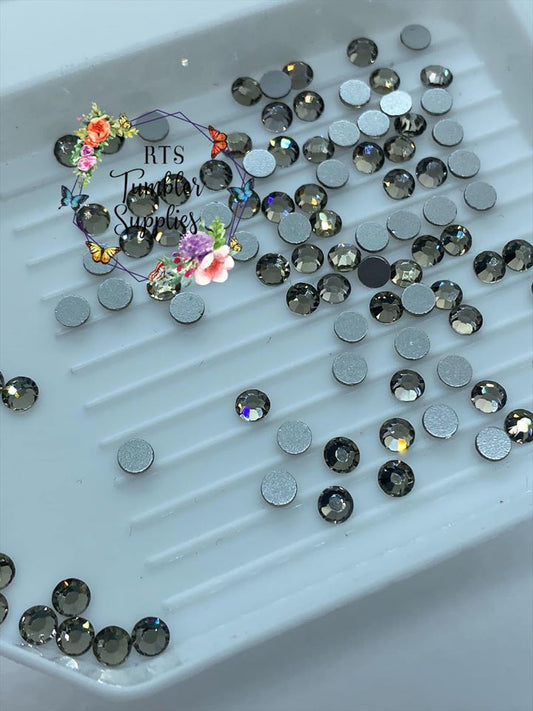 BLACK DIAMOND GLASS RHINESTONES
