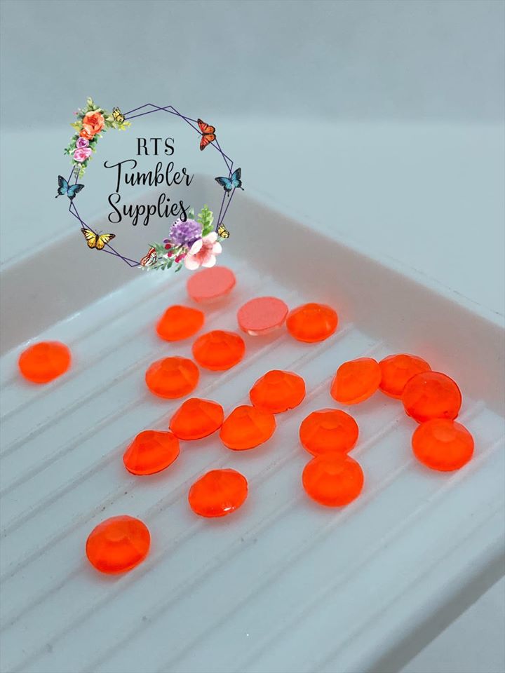 NEON SUN GLASS RHINESTONES