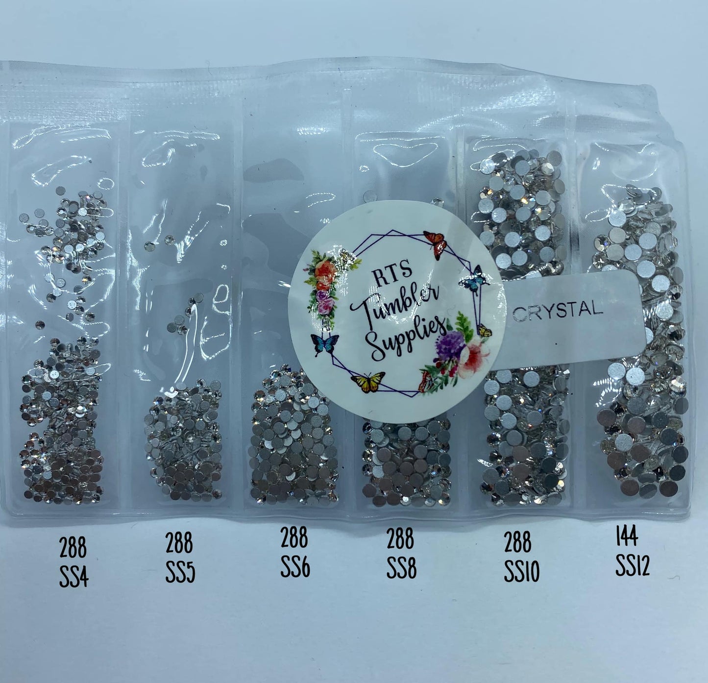 CRYSTAL GLASS RHINESTONES