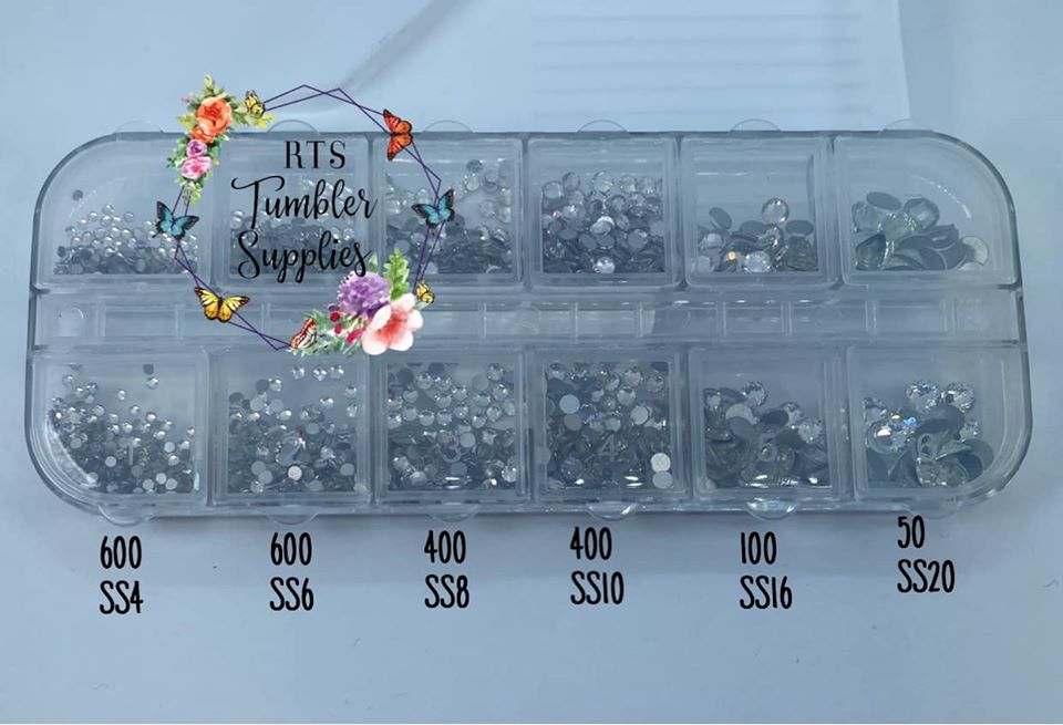 CRYSTAL GLASS RHINESTONES