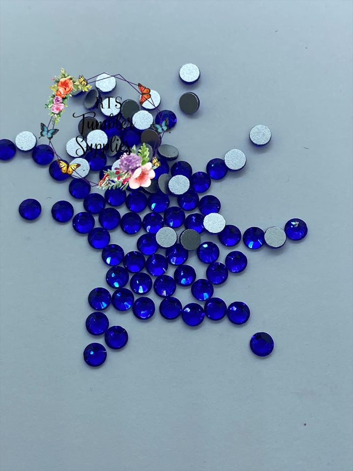 SAPPHIRE GLASS RHINESTONES