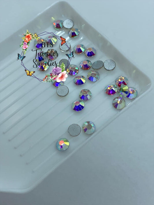 CRYSTAL AB GLASS RHINESTONES