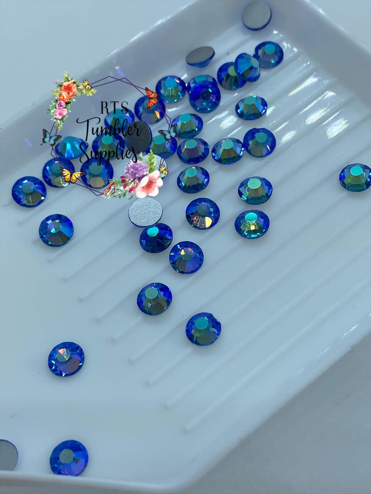 LIGHT SAPPHIRE AB GLASS RHINESTONES