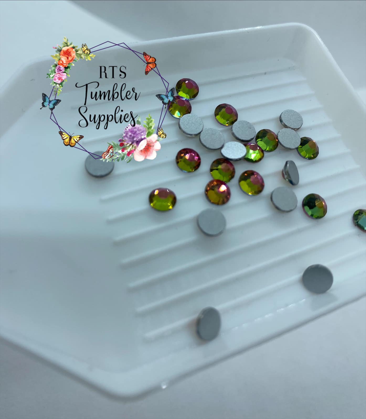 RAINBOW GLASS RHINESTONES