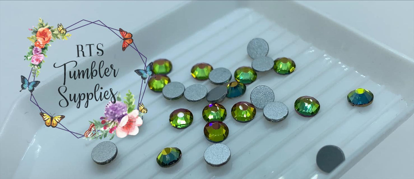 RAINBOW GLASS RHINESTONES