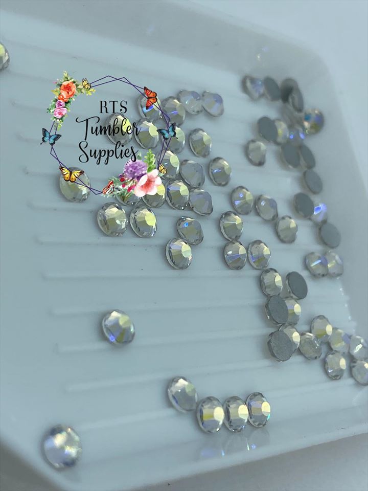 CRYSTAL MOONLIGHT GLASS RHINESTONES