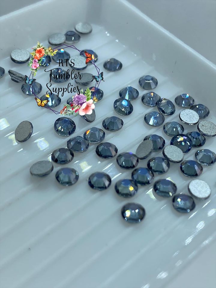 GHOST PURPLE GLASS RHINESTONES