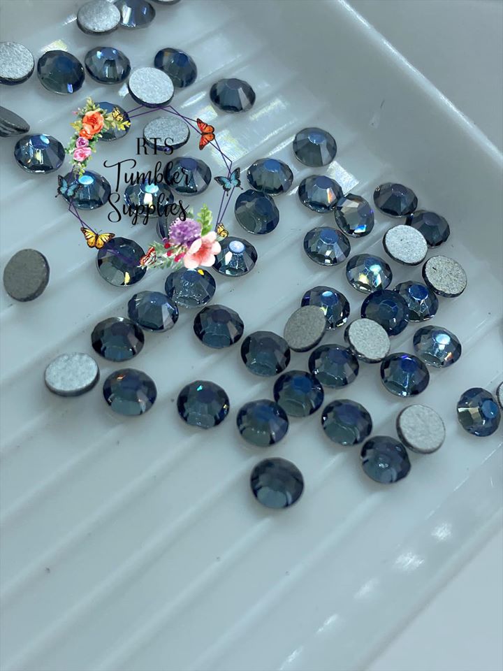 GHOST PURPLE GLASS RHINESTONES