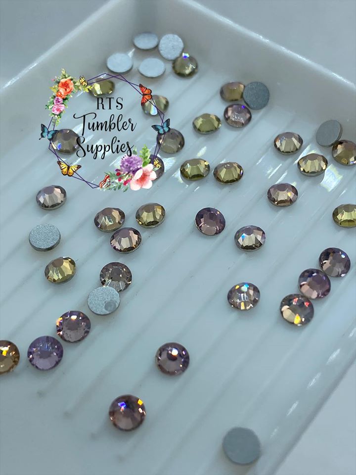 SILK LIGHT GLASS RHINESTONES