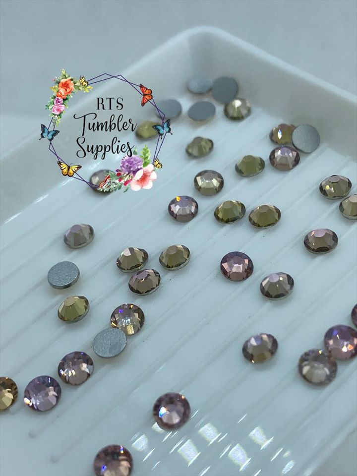 SILK LIGHT GLASS RHINESTONES